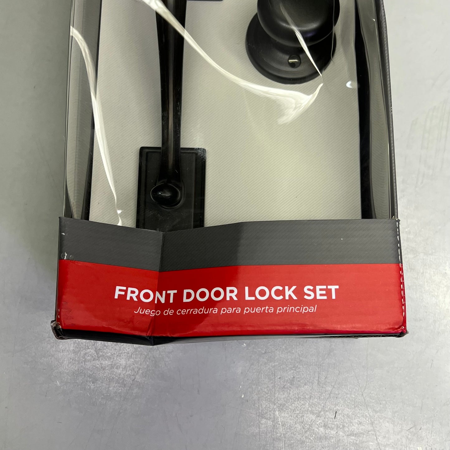 KWIKSET Hawthorne Handleset W/ Juno Knob Deadbolt Venetian Bronze 98001-104