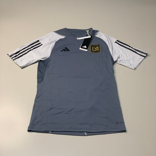 ADIDAS Los Angeles Football Club Training Jersey Short Sleeve Grey S 118436 210