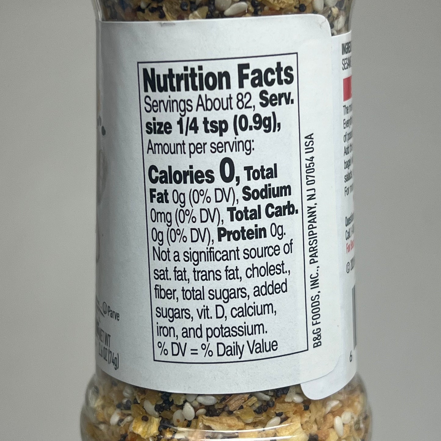 DASH (8 PACK) Everything But the Salt Seasoning Blend 2.6 oz BB 07/26