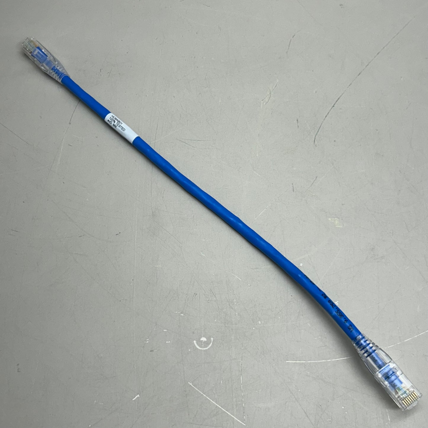 HUBBELL PREMISE (5 Pack) Copper Solutions Ascent Patch Cord Cat 6A 1' Length Blue HC6AB01