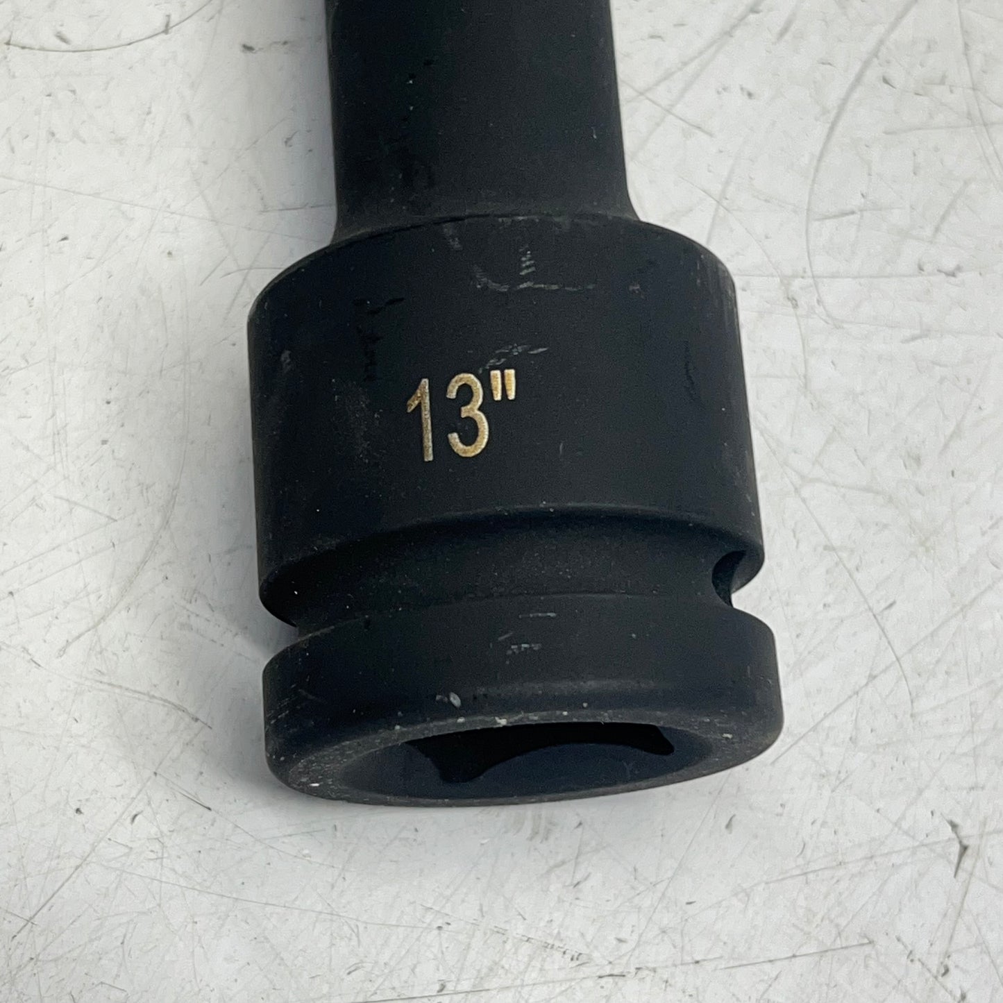 ASCOT CR-MO Alloy Steel Extension W/ Pin Hole Radius Corner  13"x 1" Black 3013E