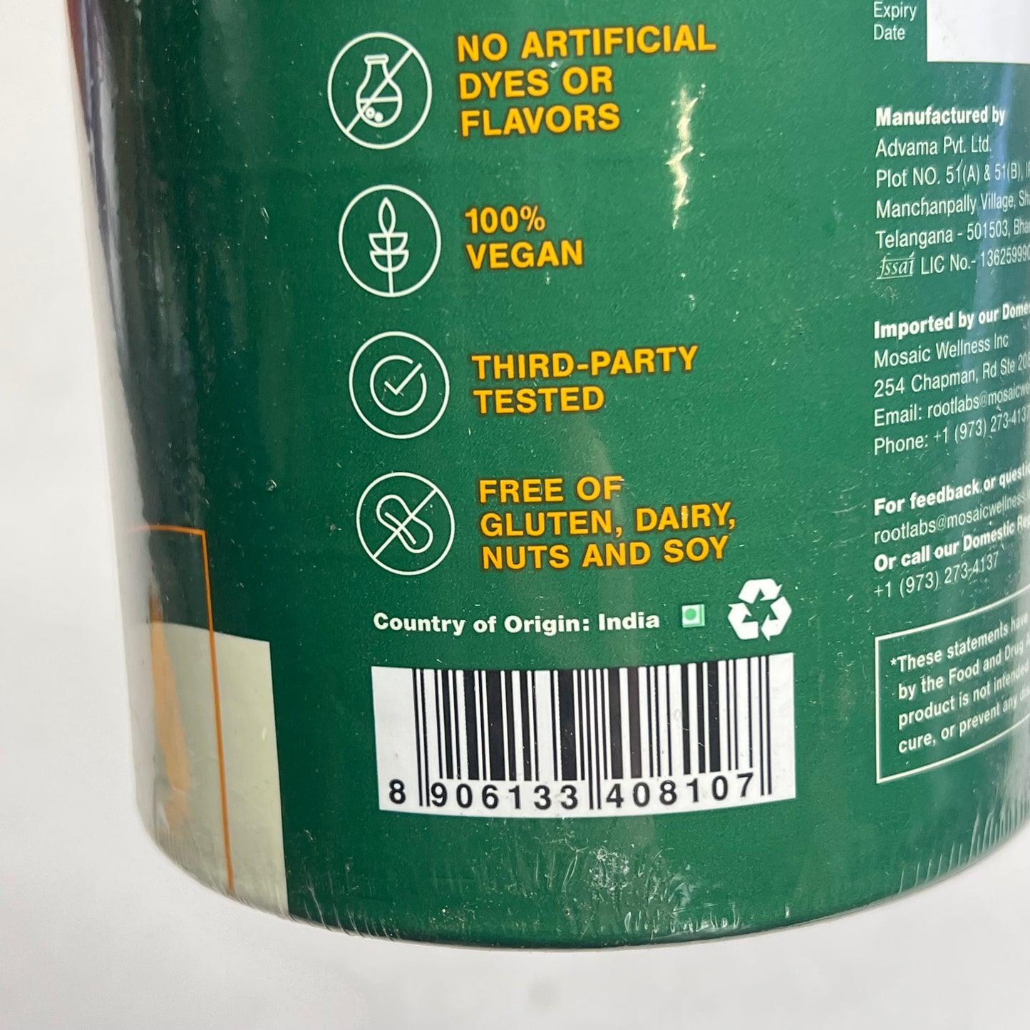 ROOT LABS (2 PACK, 60 EACH) 10 In 1 Alpha Gummy Vitamins 4000mg Shilajit BB 1/27