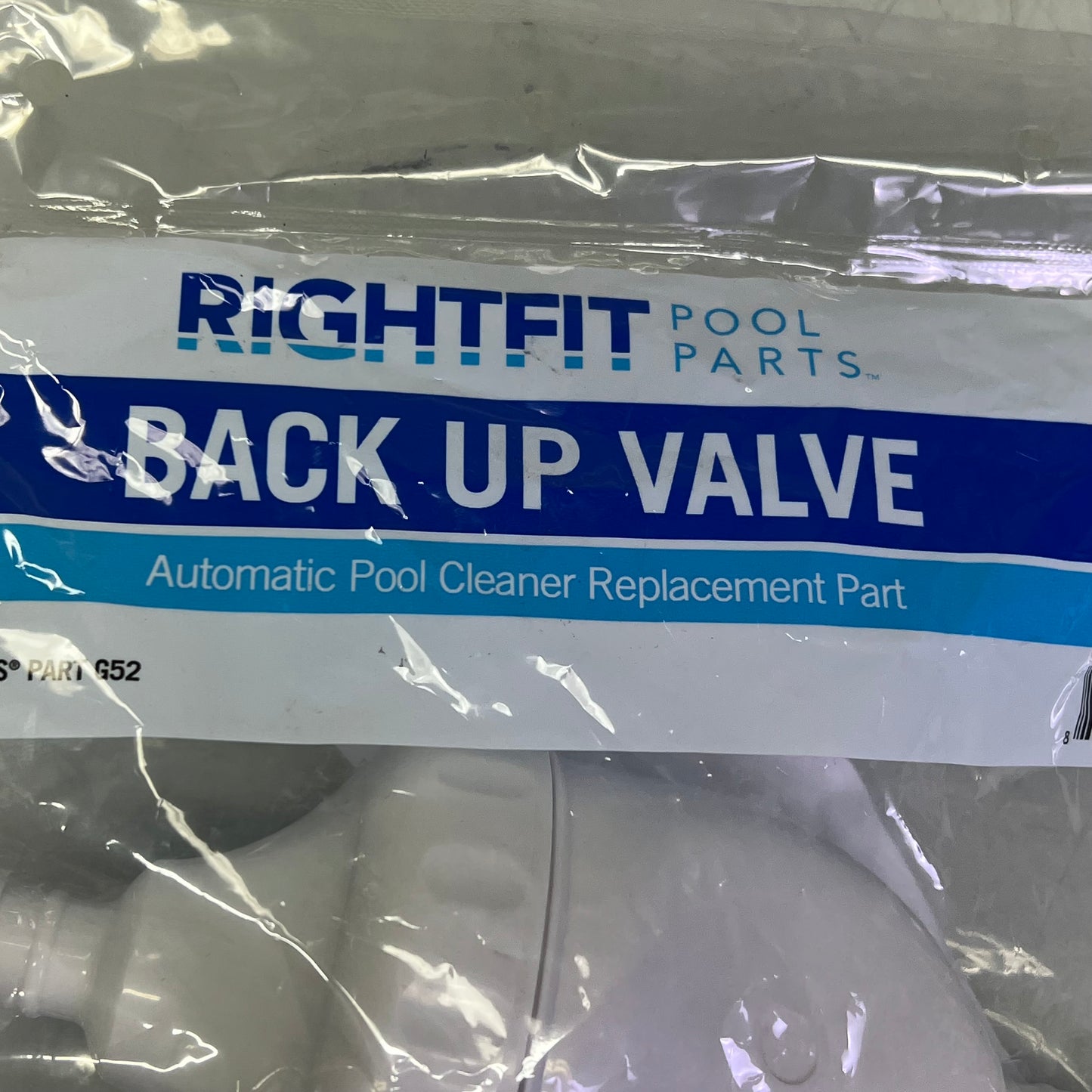 RIGHT FIT Replacement Back-Up Valve For Polaris 180/280/380/3900 White 760601