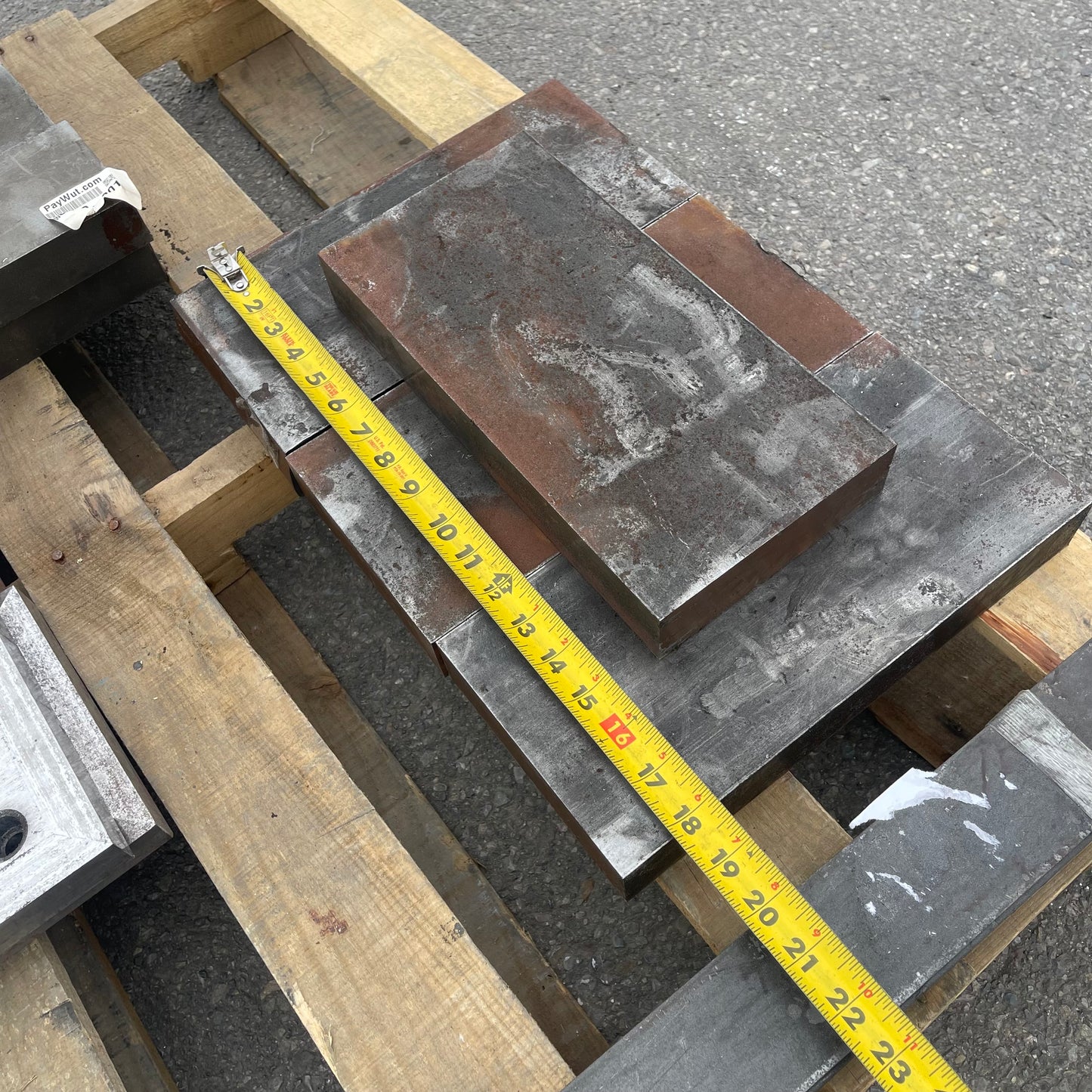 Z@ Pallet of MIXED Steel Pieces for Machining/Metal Working (AS-IS)