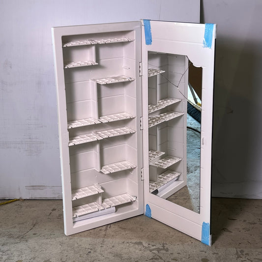 ZA@ ZACA Medicine Cabinet Glass (AS-IS, Boken)