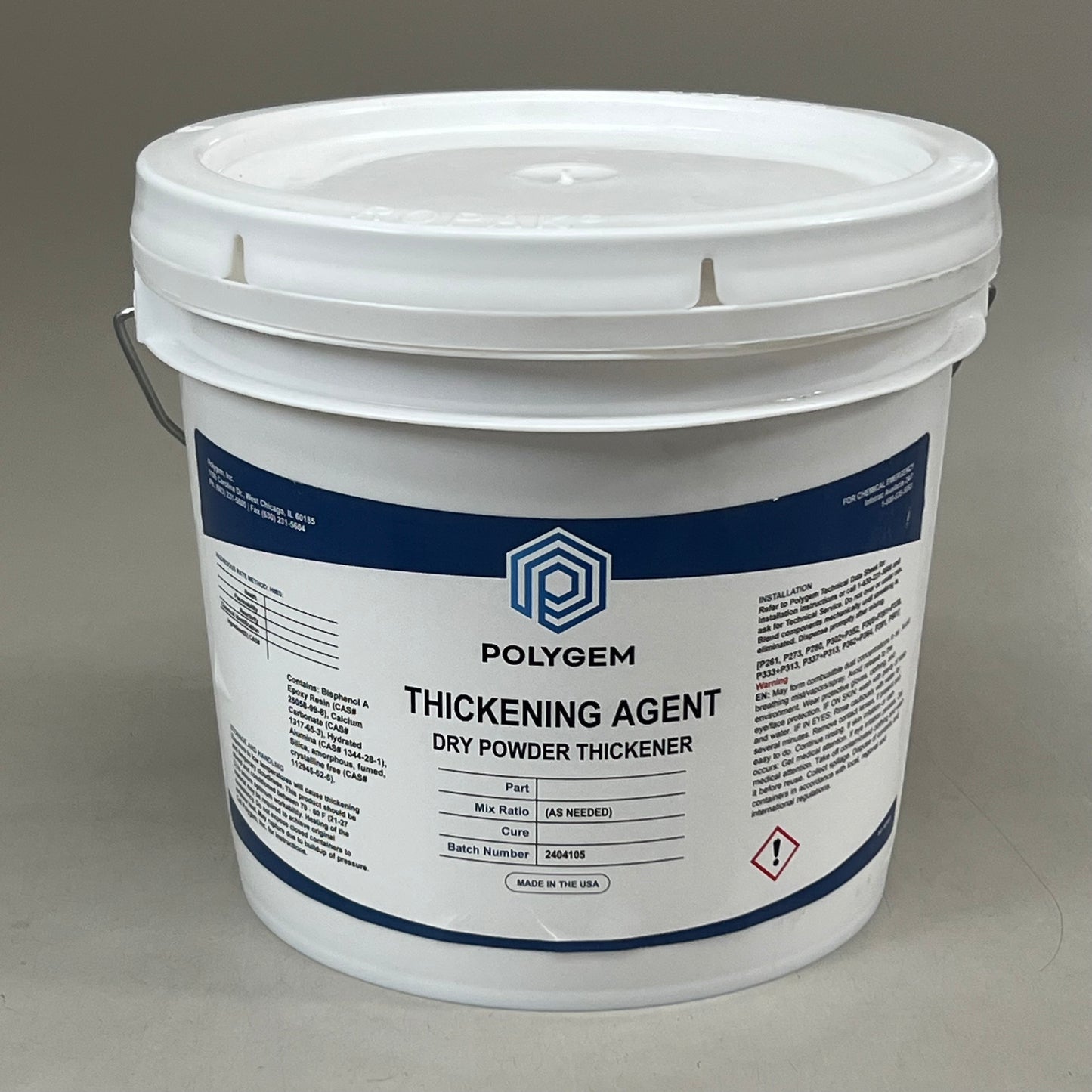 POLYGEM Dry Powder Thickening Agent 1.8 Gallons