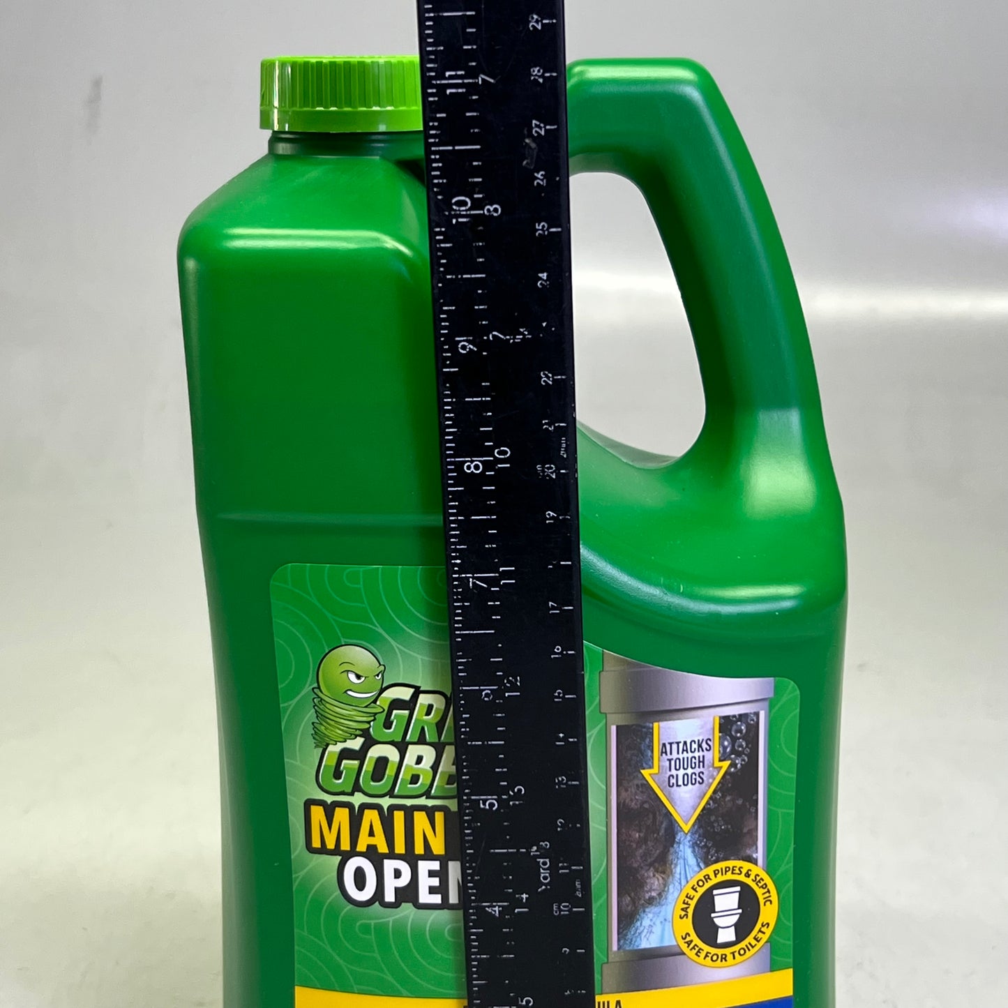 GREEN GOBBLER Main Line Drain Opener and Clog Remover Liquid 1 Gal.
