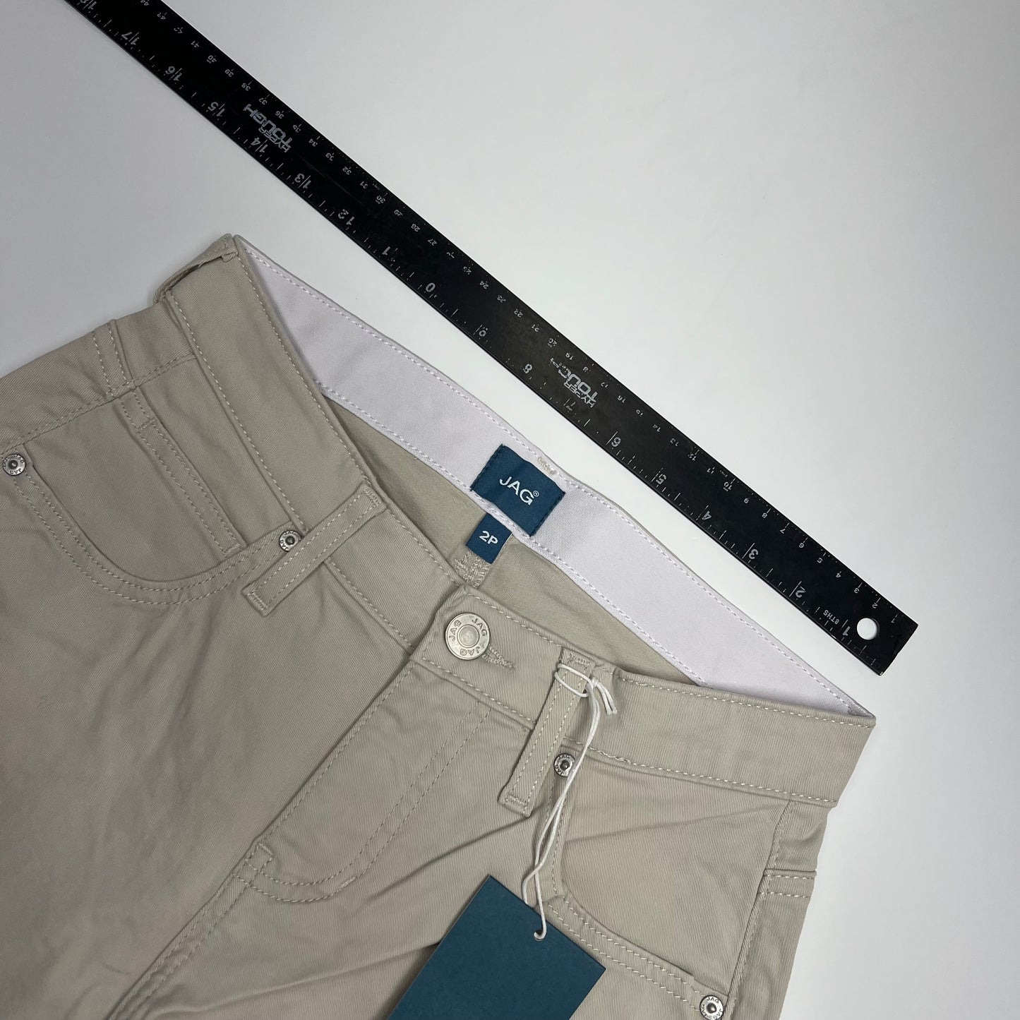 JAG Cecelia Crop Pant Mid-rise Women's Sz 2P 22" Inseam Cecilia JP4314TWL616