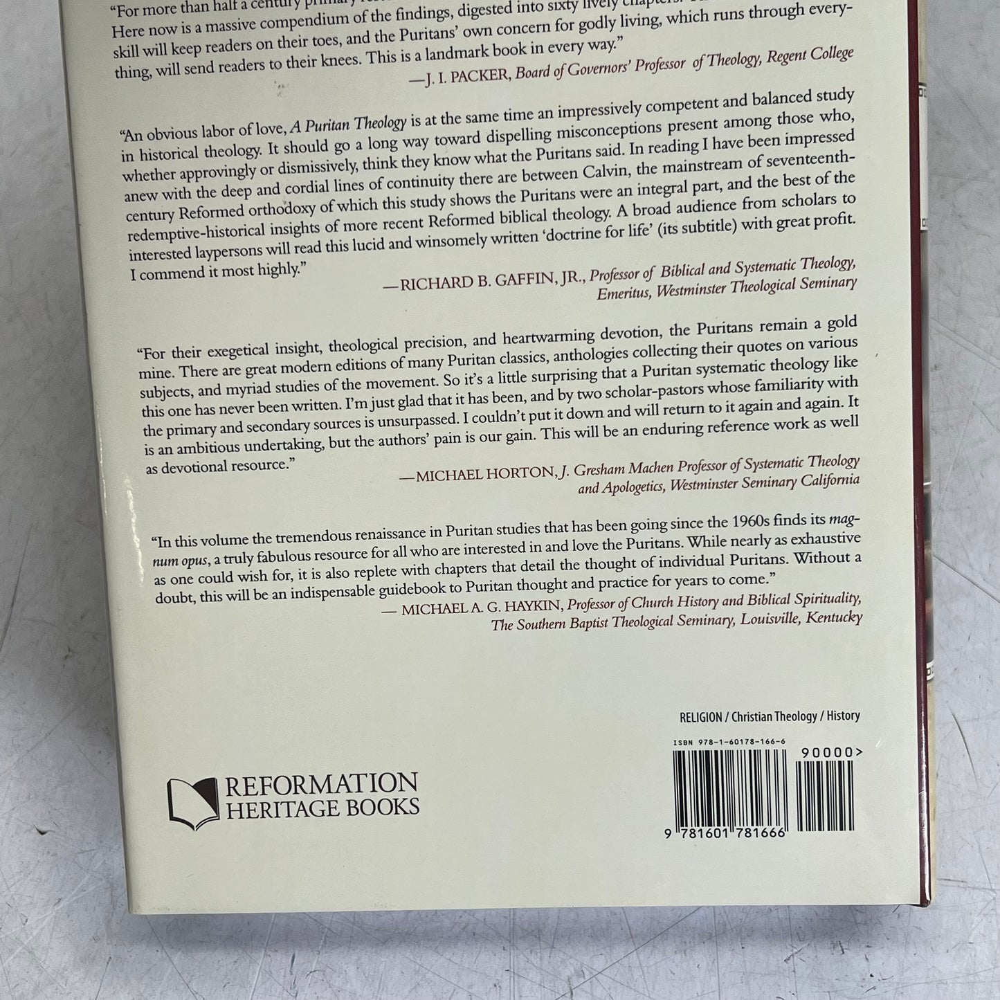 A PURITAN THEOLOGY Doctrine for Life by Joel R. Beeke & Mark Jones Hardback Book