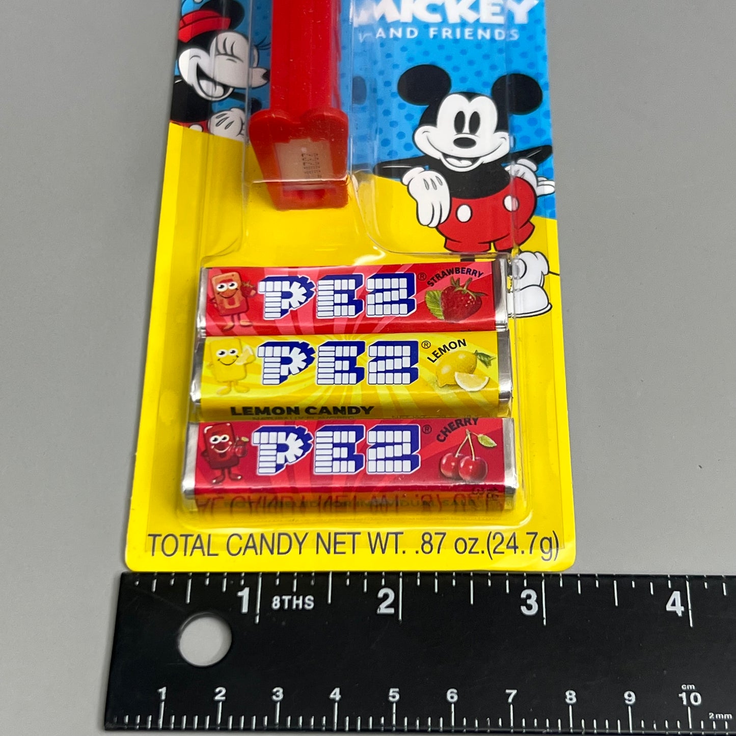 DISNEY PEZ Mickey Mouse & Friends (6 PACK) Candy & Dispenser 039853 BB 11/29