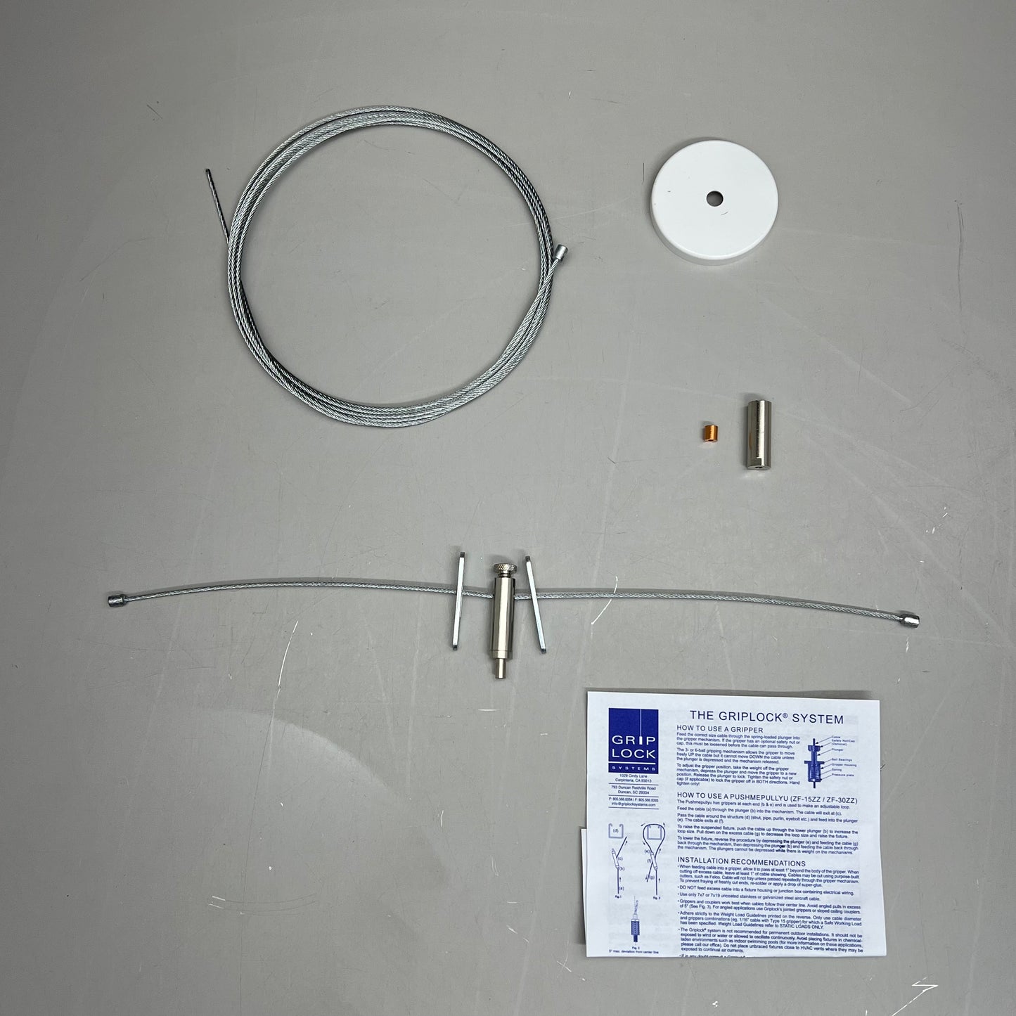 COOPER LIGHTING Hardware Kit A120-JB-01C Molded White SO 220236646-30
