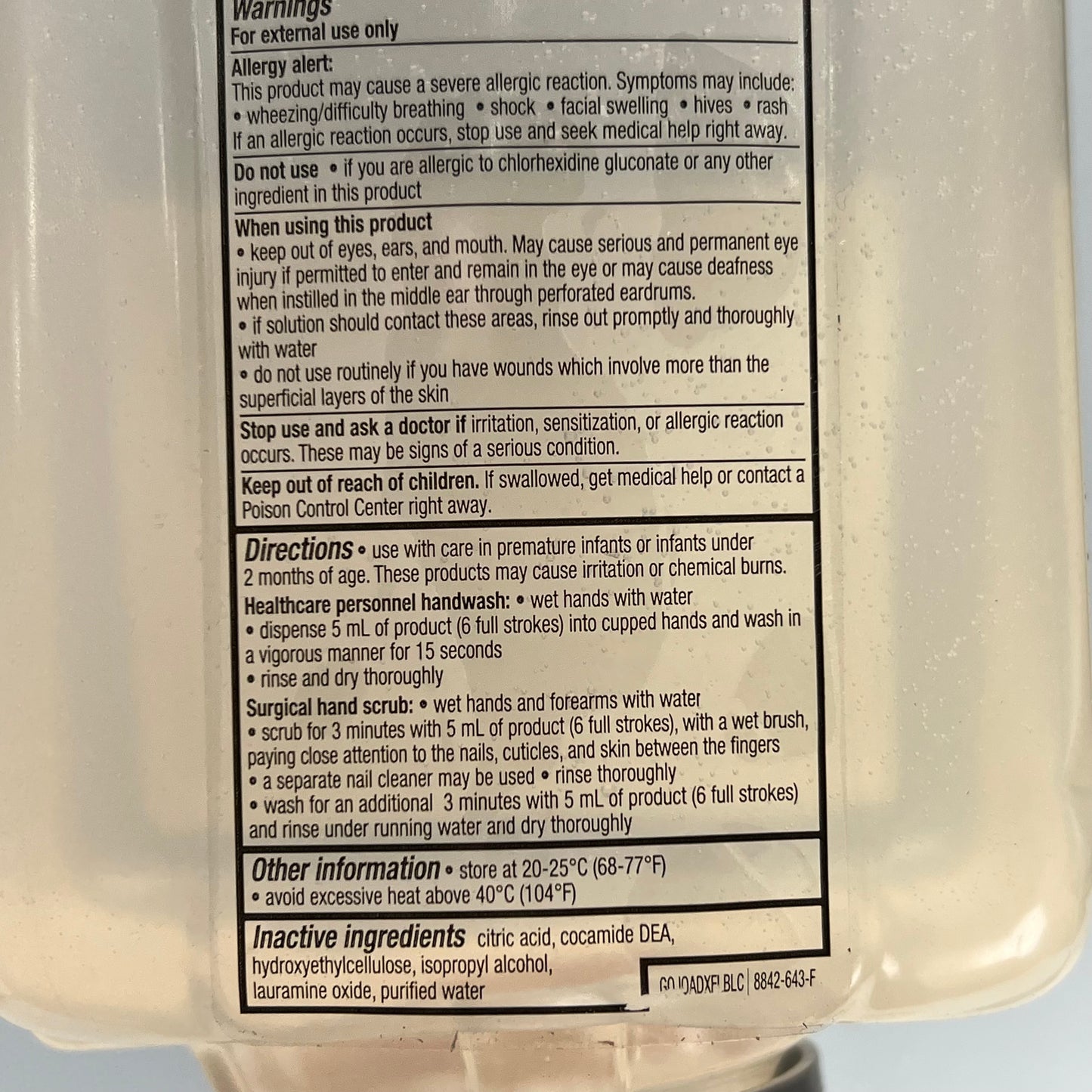 PROVON (3 PACK) Antimicrobial Foam Handwash W/ 2% Chg 42 fl oz (As-Is)