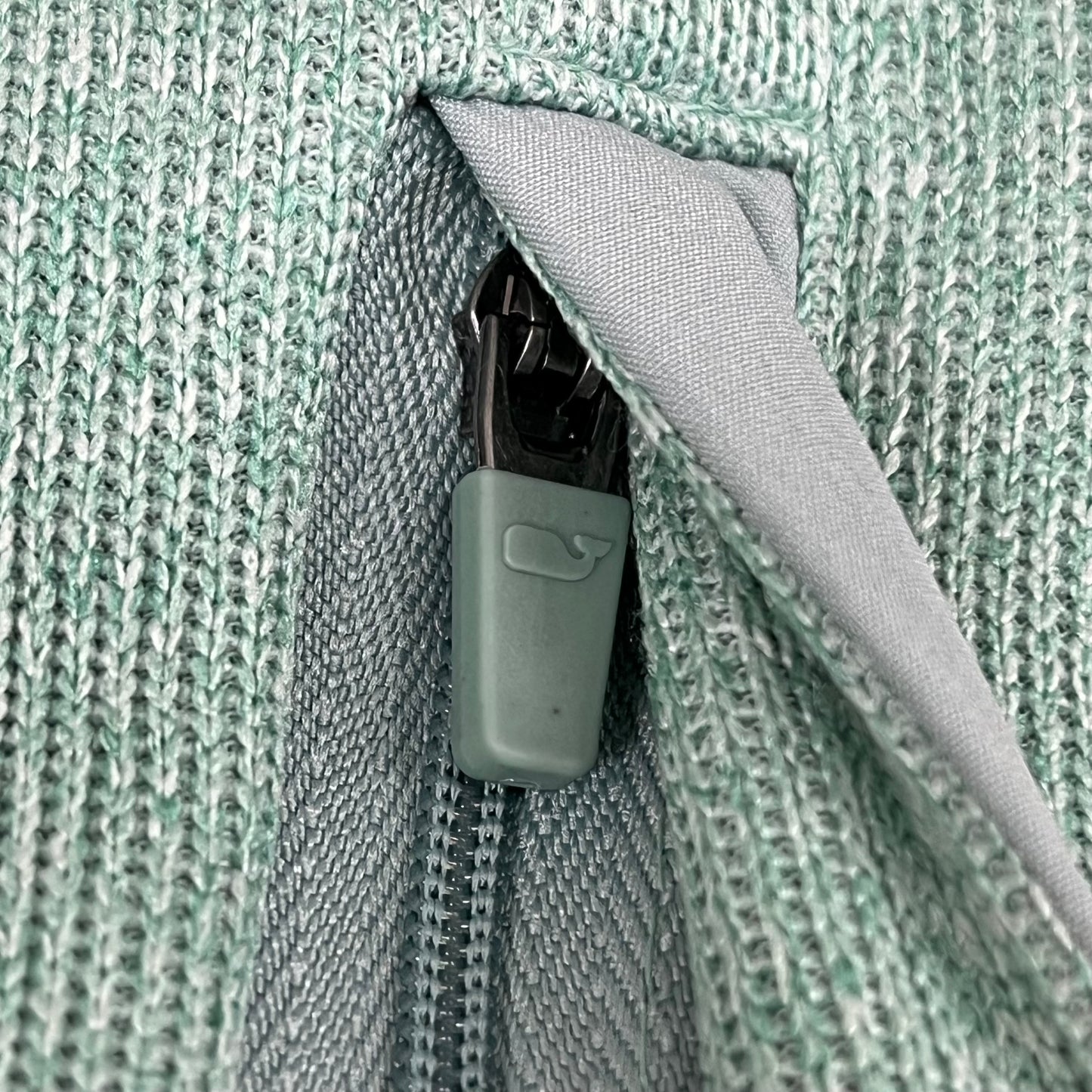 VINEYARD VINES Martha's Vineyard Men's Teal Green Half Zip Pullover Sz-M