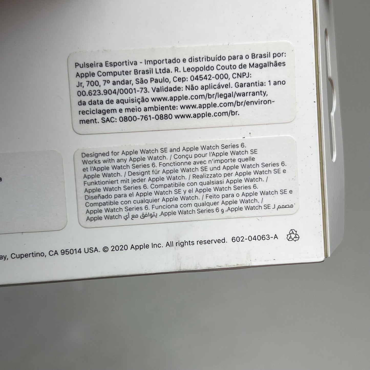 APPLE Sport Band For Apple Watch  44mm  Deep Navy MYAX2AM/A