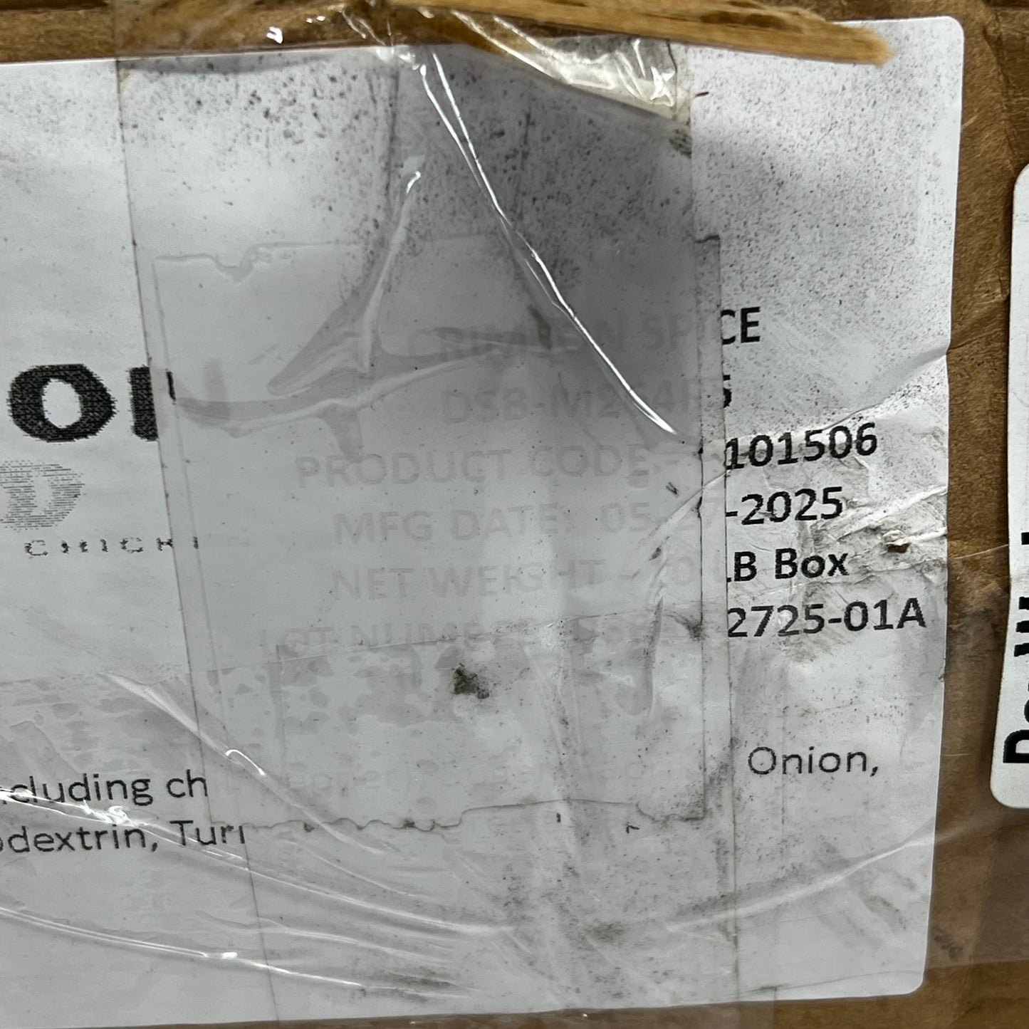 ZA@ CRIMSON COWARD Crimson Seasoning 10 Lb Red/Orange