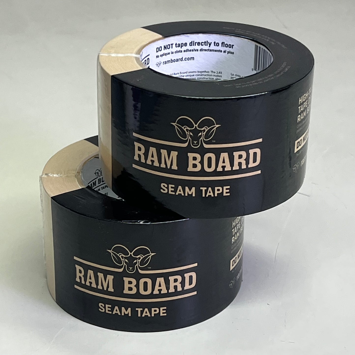 RAM BOARD (2 PACK) High-Tack Floor Board Seam Tape 2.83" x 164' TAN RBST3-164