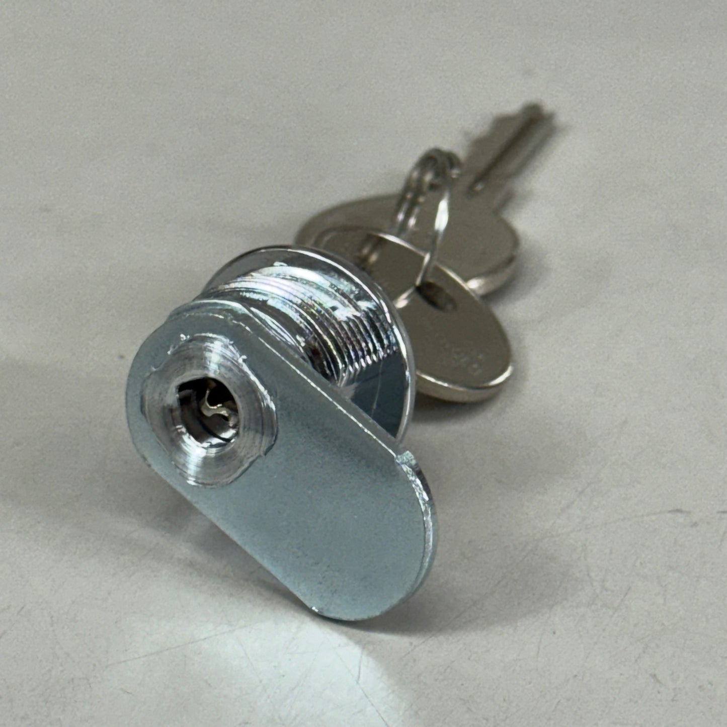 PRIME LINE  (2 Piece) Drawer & Cabinet Lock Set 5/8" Length Chrome