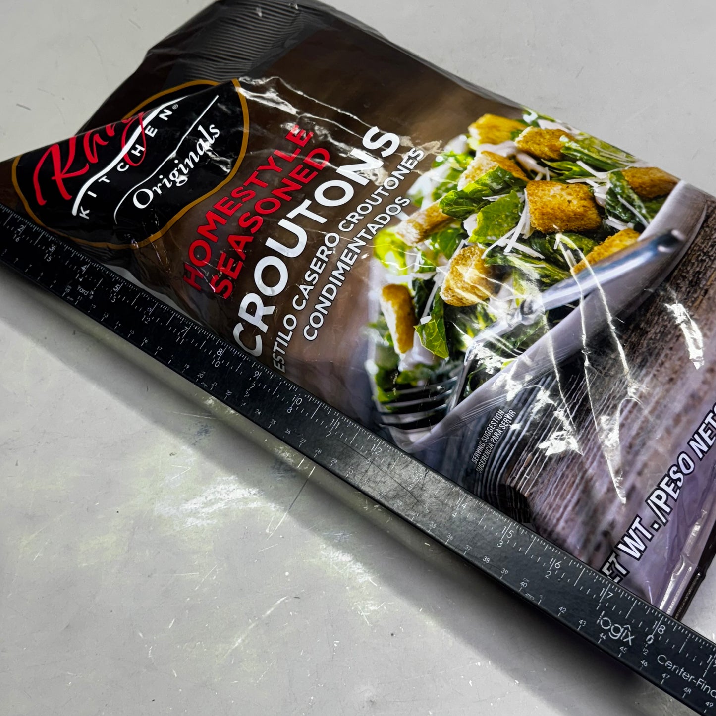 KATY'S (2 PACK) Homestyle Seasoned Croutons 40 oz Black BB 04/26