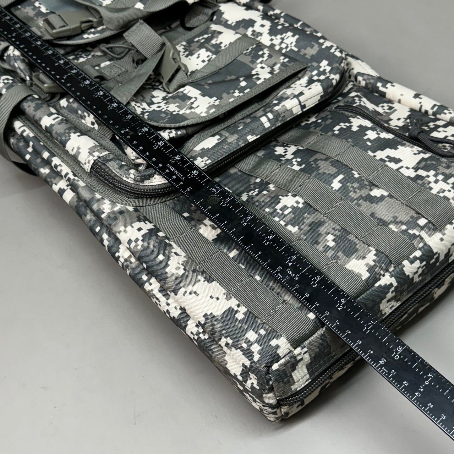 GPS Riffle Case Main Padded Double Rifle Slots W/ Hook Loop Lockdown 42" Camo