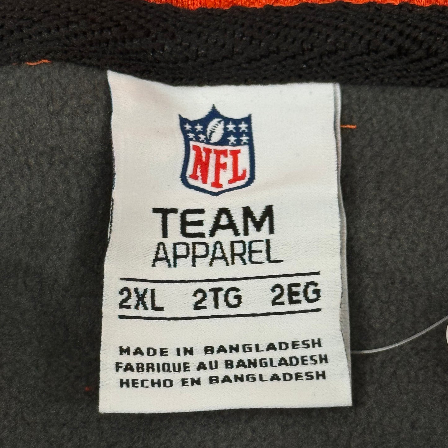 NFL Cincinnati Bengals Hoodie AFC North Sweatshirt Pullover SZ XXL Black 1802967