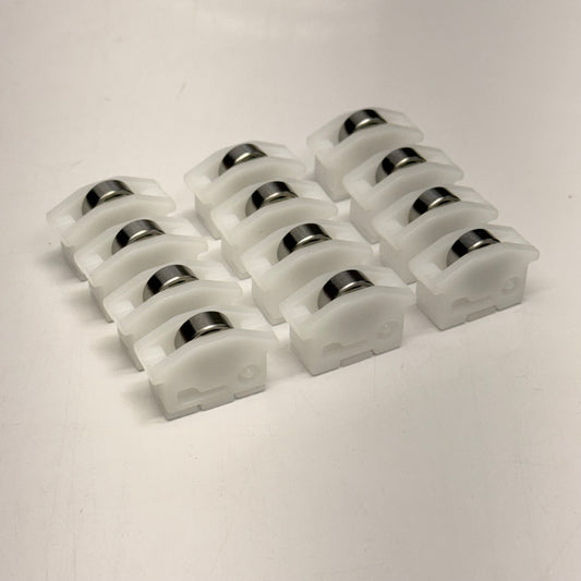 KAIVAC (12 PACK) S/S Wheel Assembly For Squeegee Head 1 x 1 x 1 in White