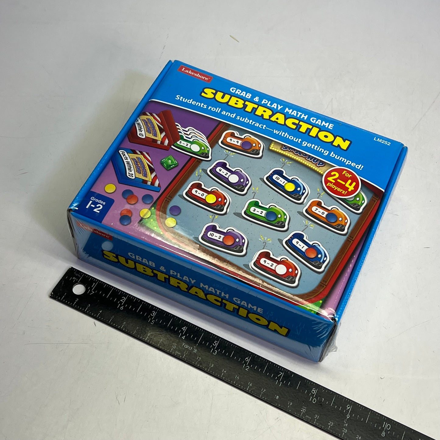 LAKESHORE Skill Building Grab & Play Math Game Subtraction Grades 1-2 LM252