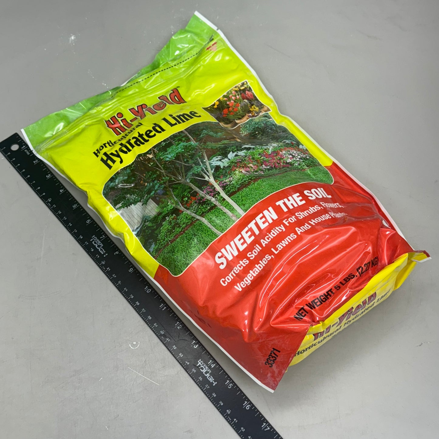 HI-YIELD Horticultural Hydrated Lime Sweeten The Soil 5Lbs