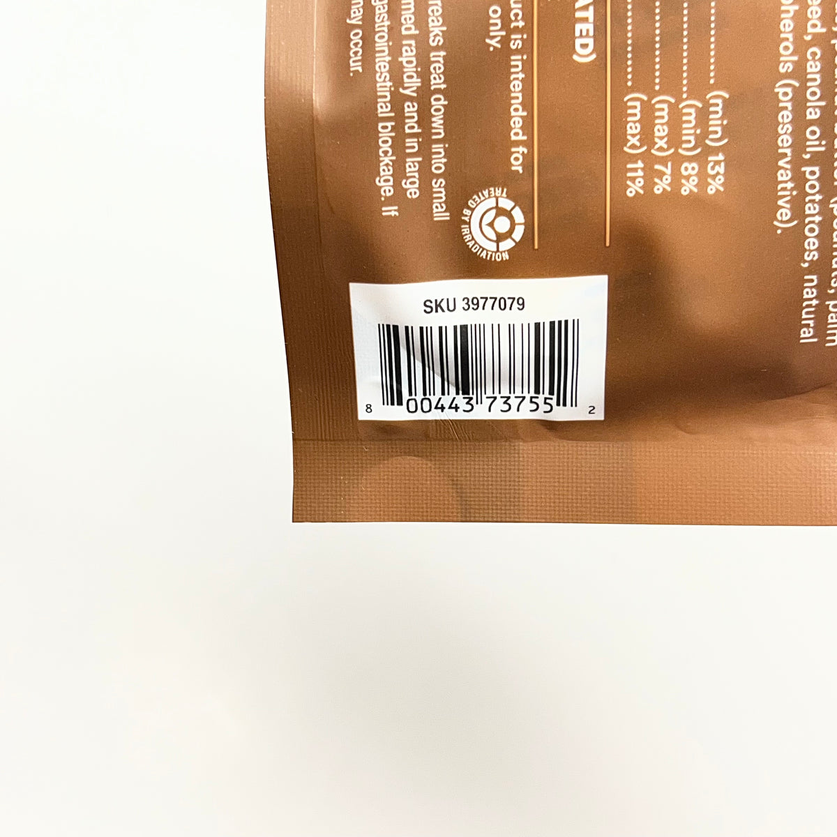 ZA@ WHOLE HEARTED (3 PACK) Crunchy Clovers Clover-shaped Dog Treats Peanut Butter |Flavor BB 10/27