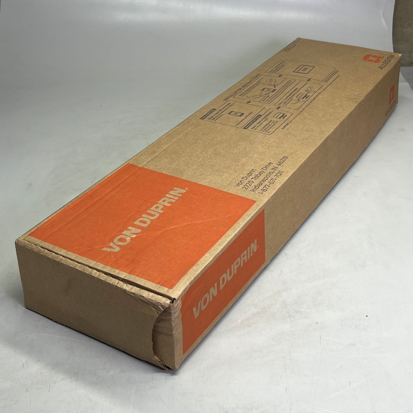 ALLEGION Commercial Door Lock Sz 33" L Blue & Silver ED99.106055