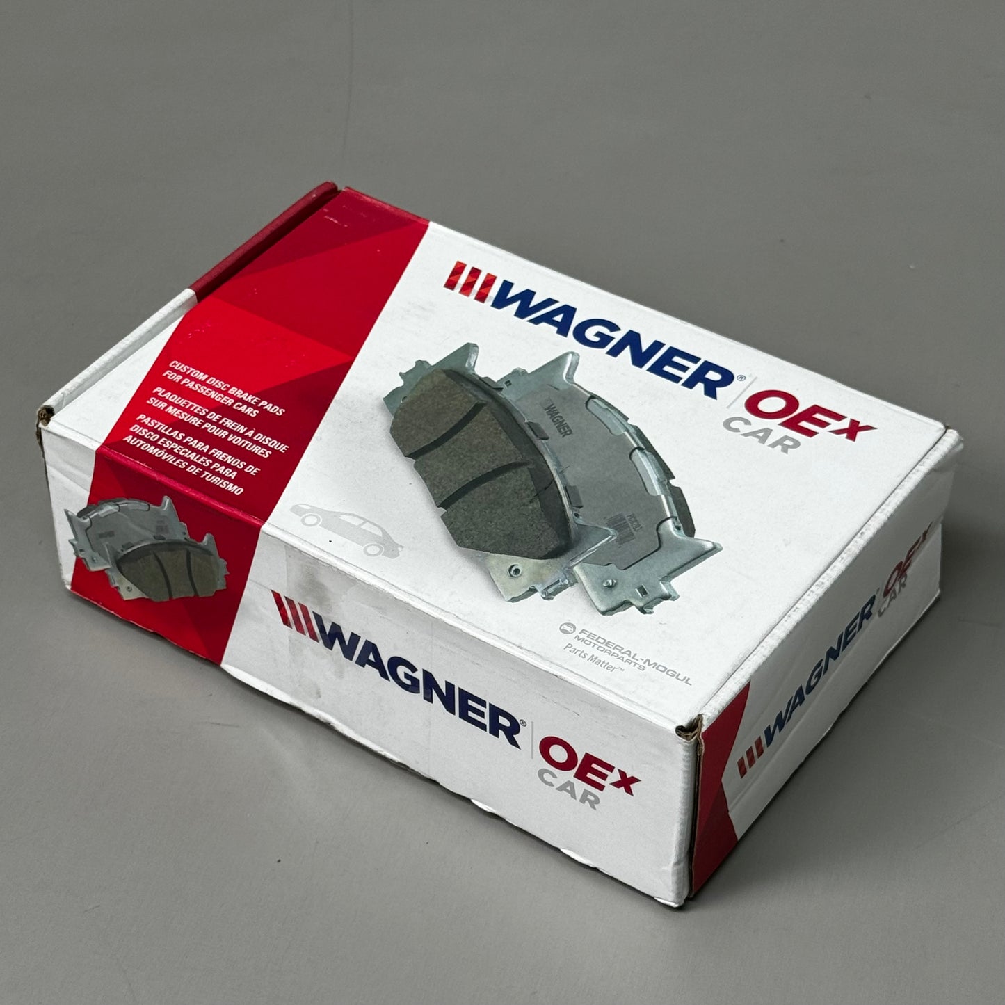 WAGNER OEx Premium Ceramic Disc Brake Pad Set 5 1/2" x 2" OEX815