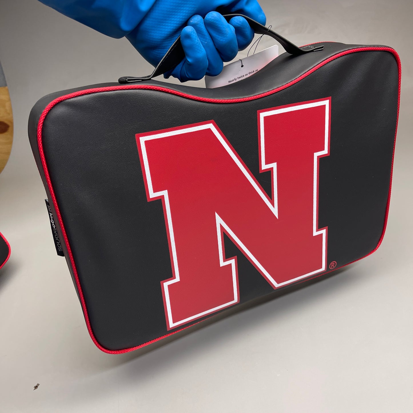 NEBRASKA Cornhuskers (2 PACK) Premium Thick Seat/Bleacher Cushion (Officially Licensed by LOGOBRANDS) 182–71P