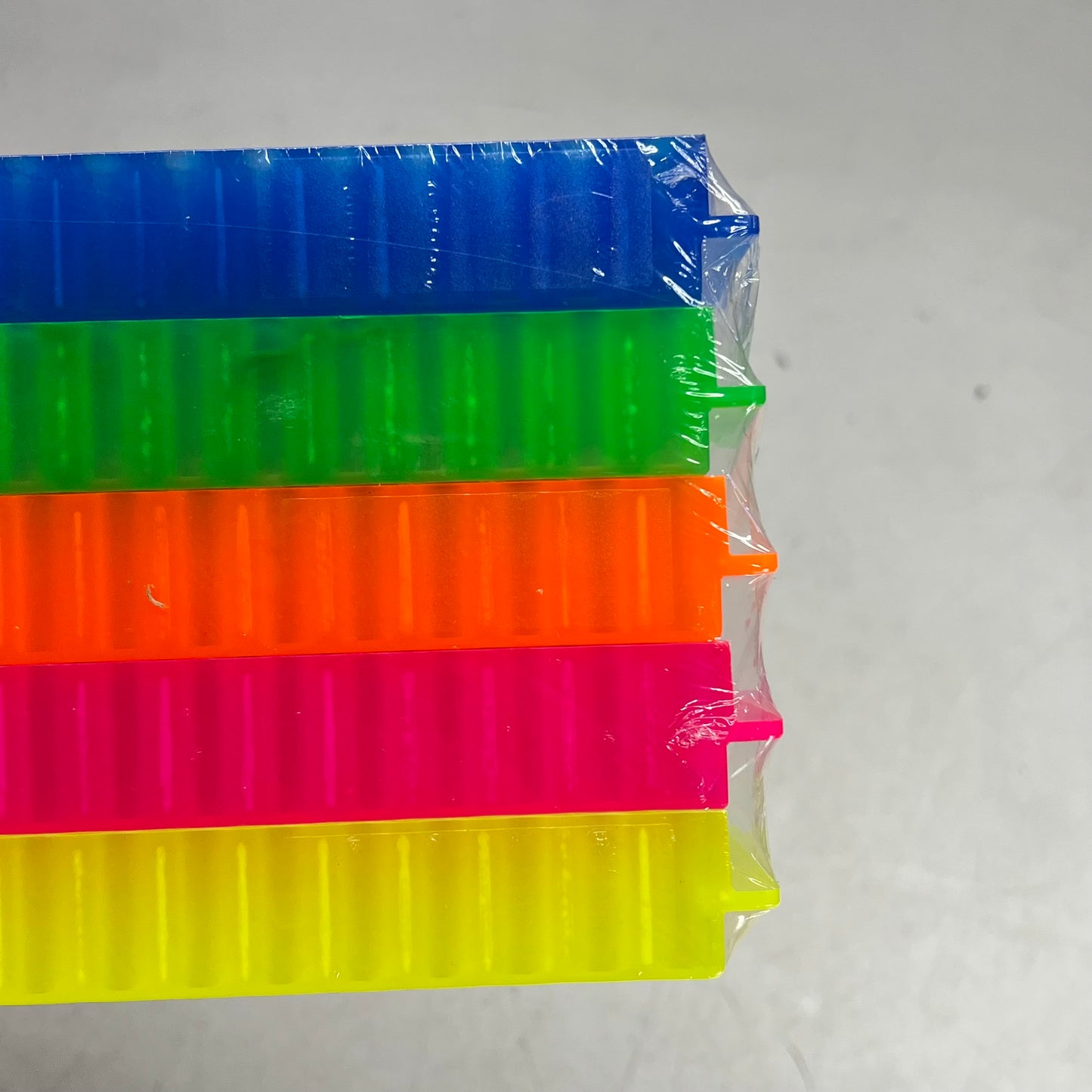 (SET OF 5) Laboratory Microcentrifuge Tube Racks  9.5"x3.5" Multicolor TR-80ASST