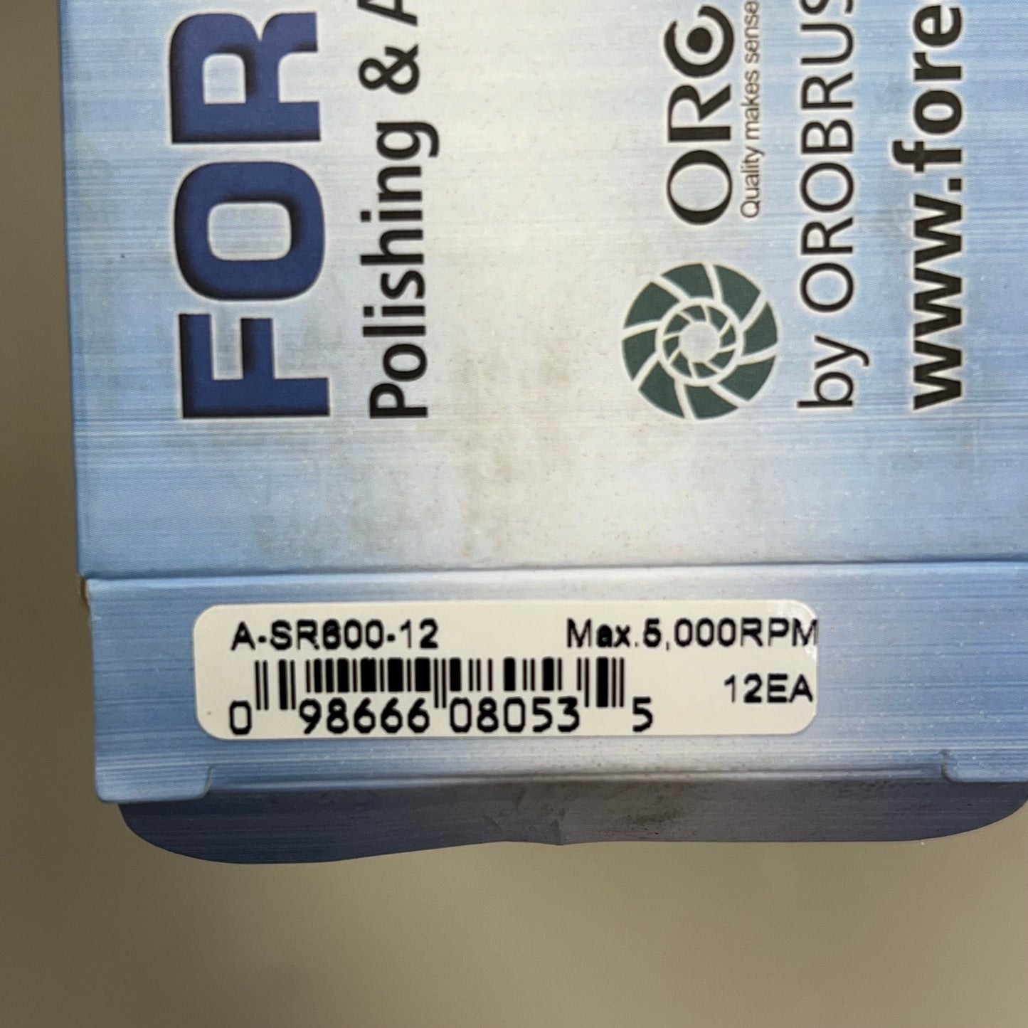 FOREDOM (12 PACK) Polishing/Abrasive Shank Sandpaper Rolls 600 Grit A-SR600