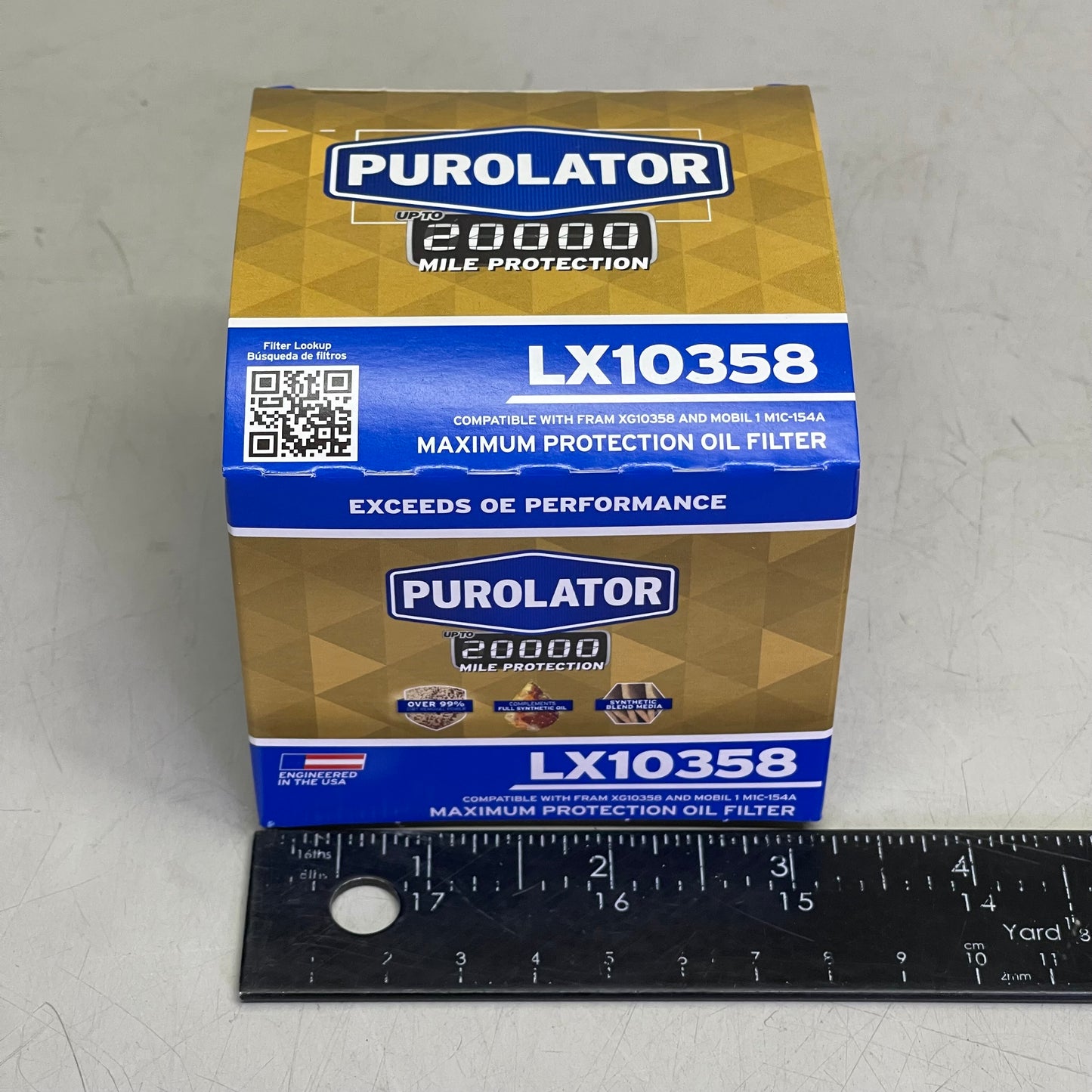 PUROLATOR (6 PACK) Maximum Protection Oil Filter 20000 Miles LX10358