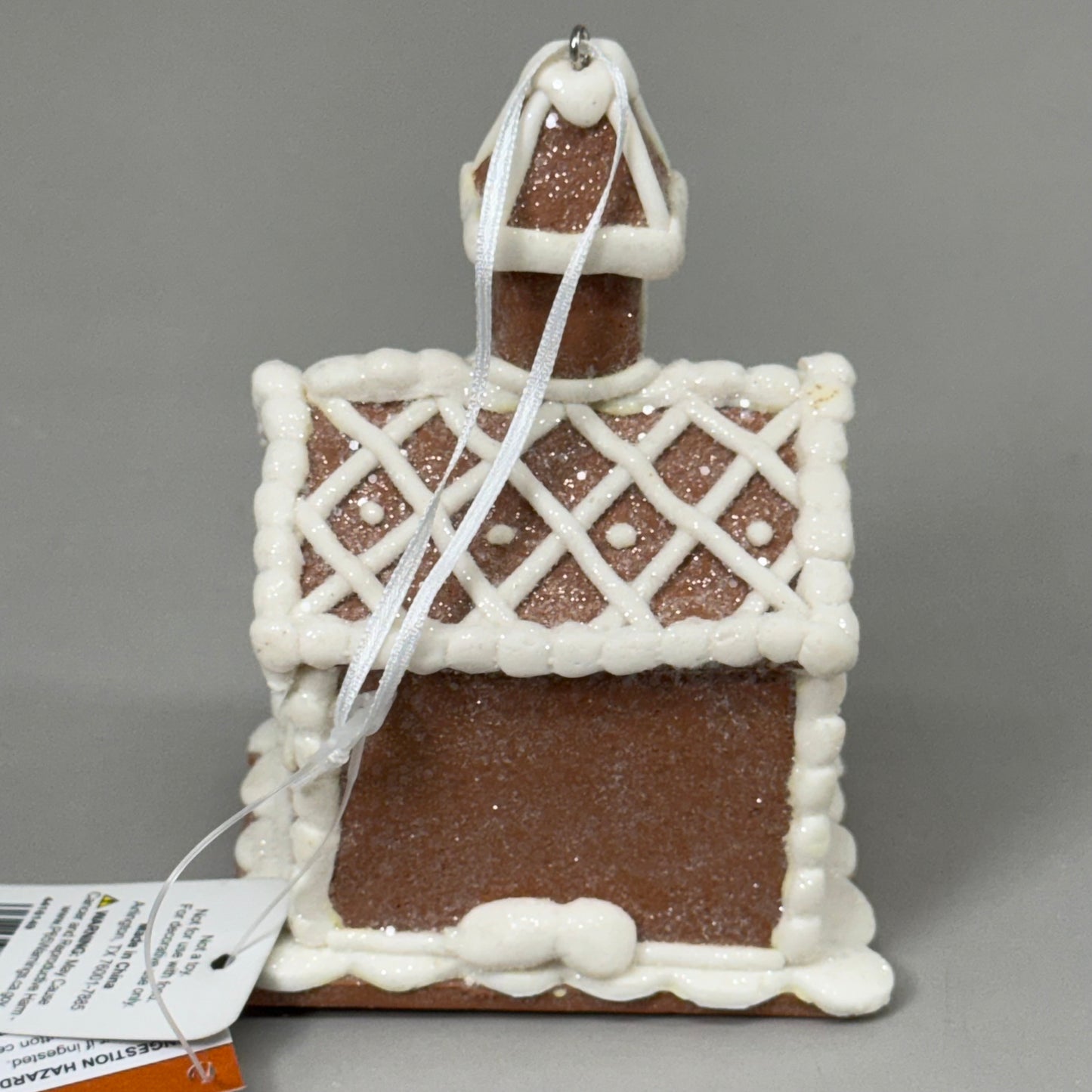 RAZ IMPORT (12 PACK) Assorted Lighted Gingerbread House Ornaments 4.25" 4416149