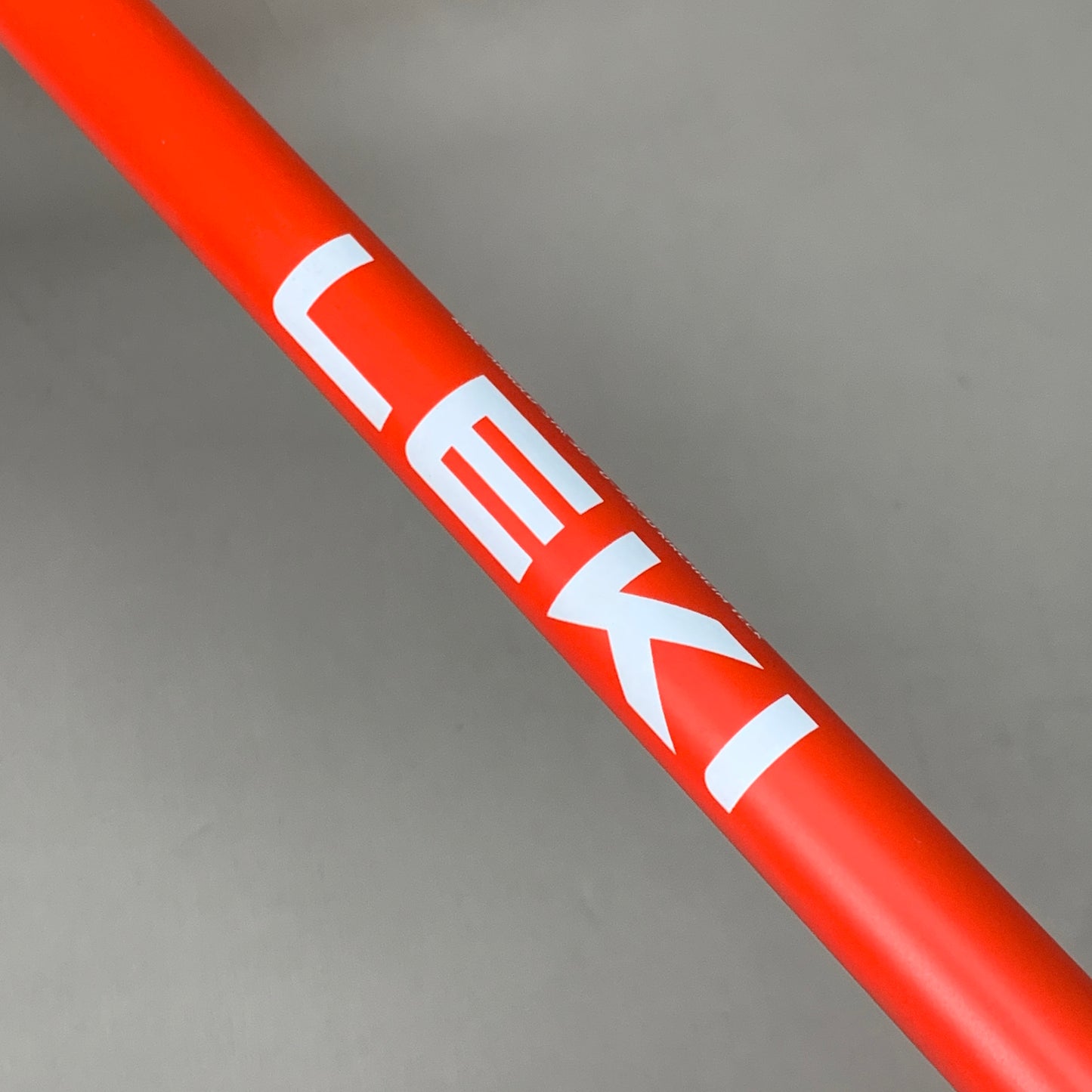 LEKI Ski Poles Bold S Aluminum Ice Tip 110cm / 44" Black & Red 65366431110