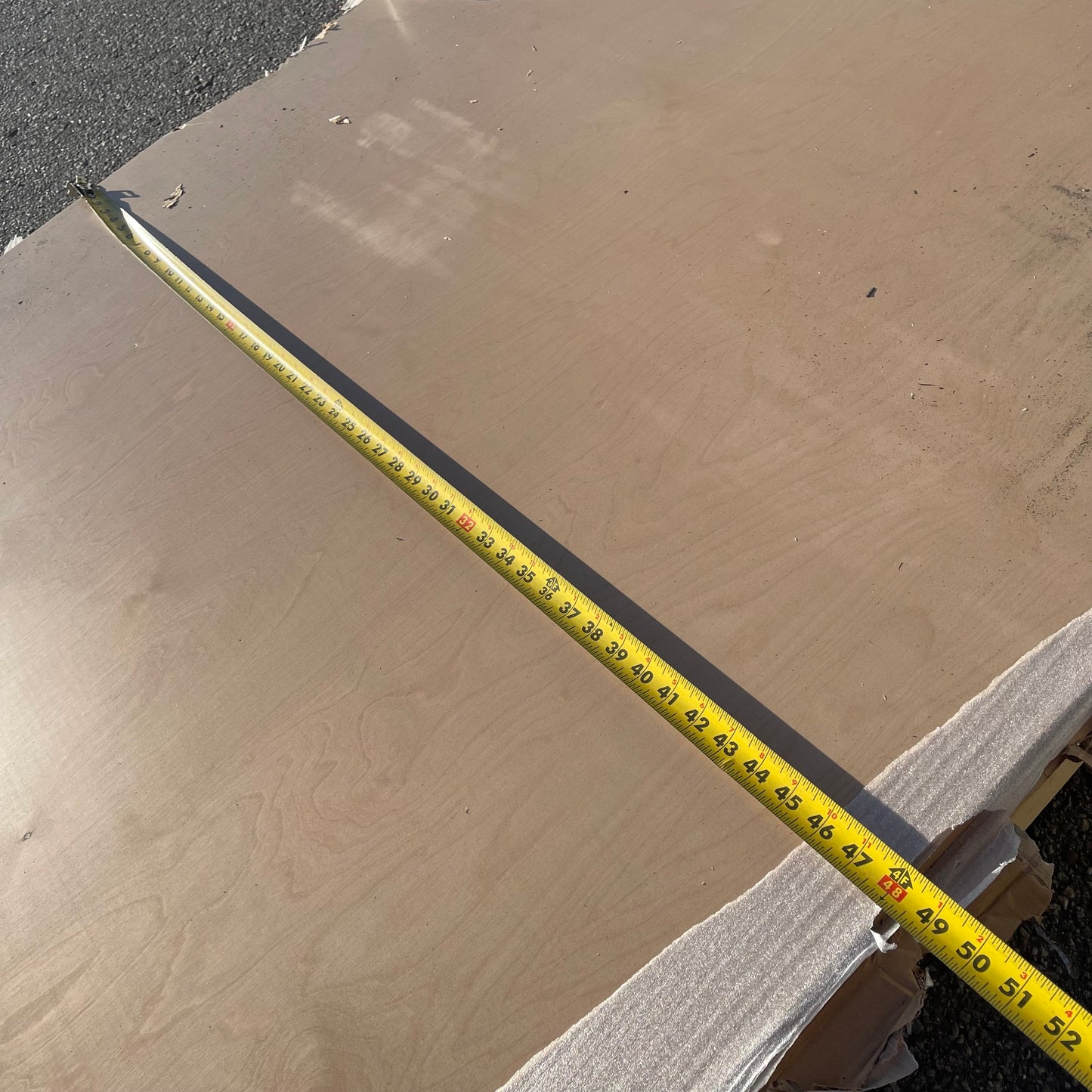 ZA@ Pallet of JARLIN Cabinet Wood 96”x48” (AS-IS)