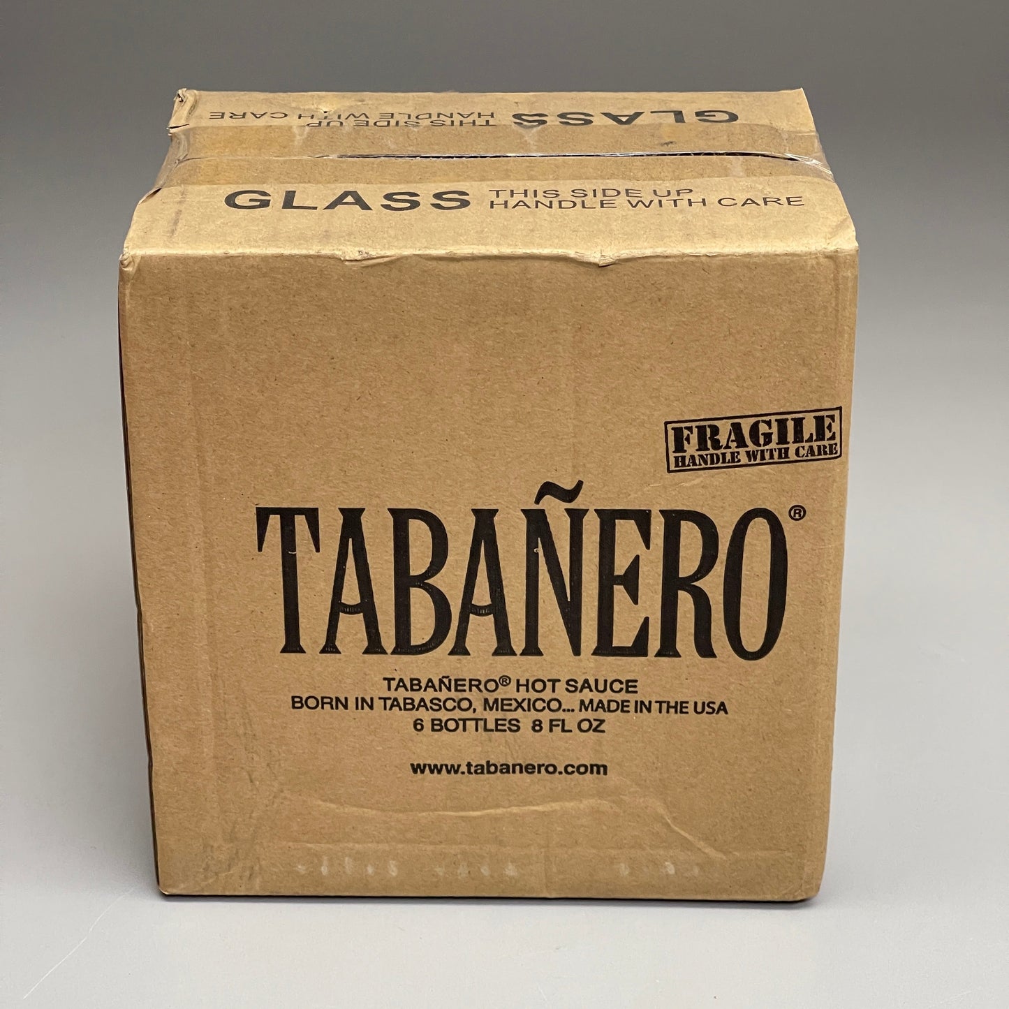 TABANERO ORIGINAL Hot Sauce 8 oz (6 PACK) Best by 6/25