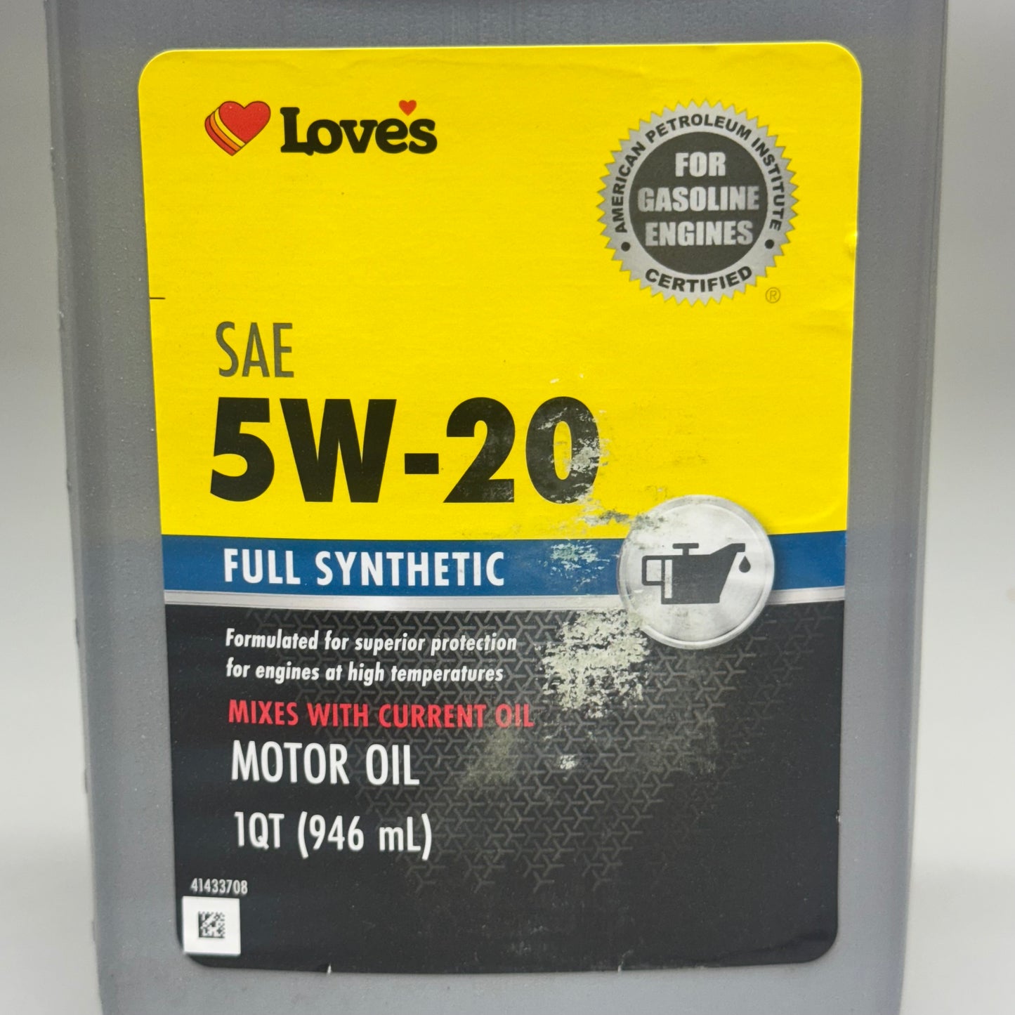 ZA@ LOVES (6 PACK, 6 QUARTS TOTAL) Sae 5W-20 Full Synthetic for Gasoline Engines (New Other)