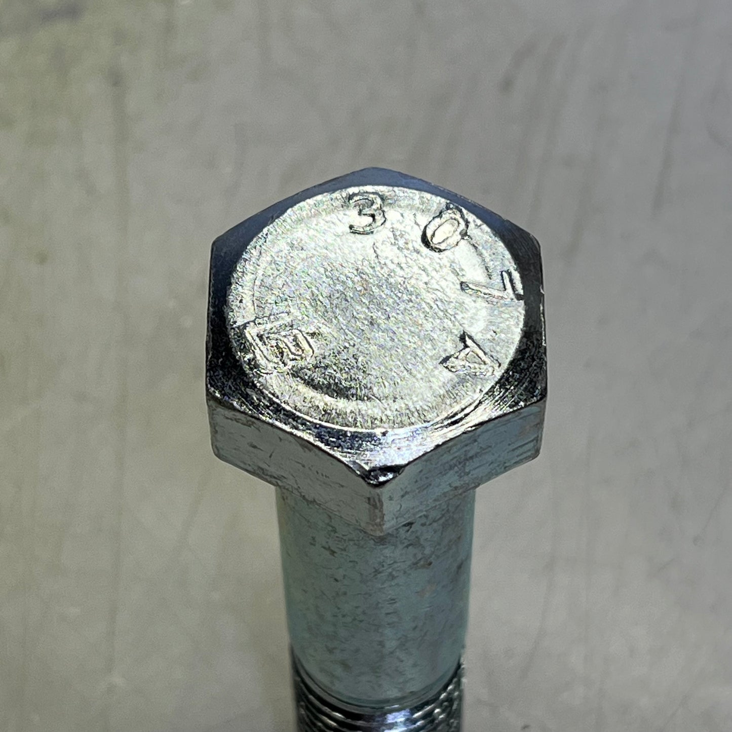 ZA@ (32 PACK) Hex Cap Bolt 307A 5.5" L w/ Head 2.5" Thread 1" Dia Silver