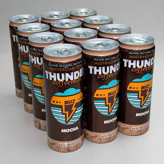 ZA@ THUNDER (12 PACK) Coffeemilk - 11 oz Aussie Style Cold-Brewed Canned Coffee (Latte) BB 09/25 (New Other) J