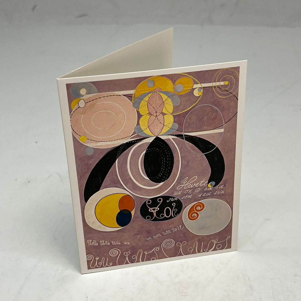 POMEGRANATE (2 PACK, 16 EACH) Hilma Af Klint Notecards W/ Envelope 4x5" KB012