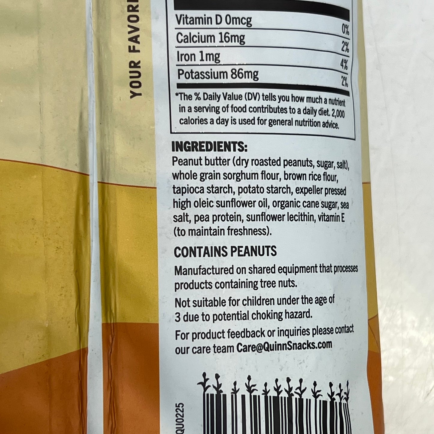 ZA@ QUINN (7 PACK) Peanut Butter Filled Pretzel Nuggets 11oz BB 06/26