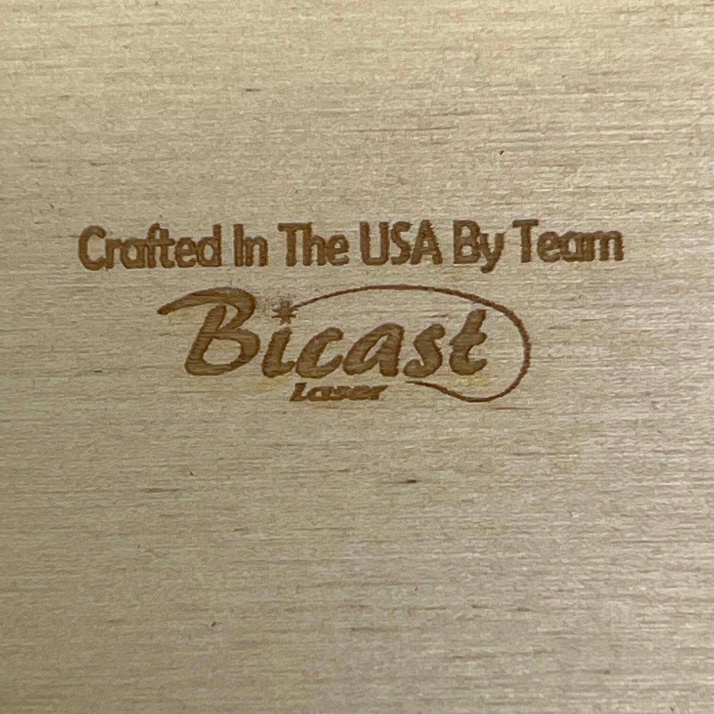 (2 PACK) Juneau Alaska Laser Cut & Painted Wooden Puck Collectable Made In USA