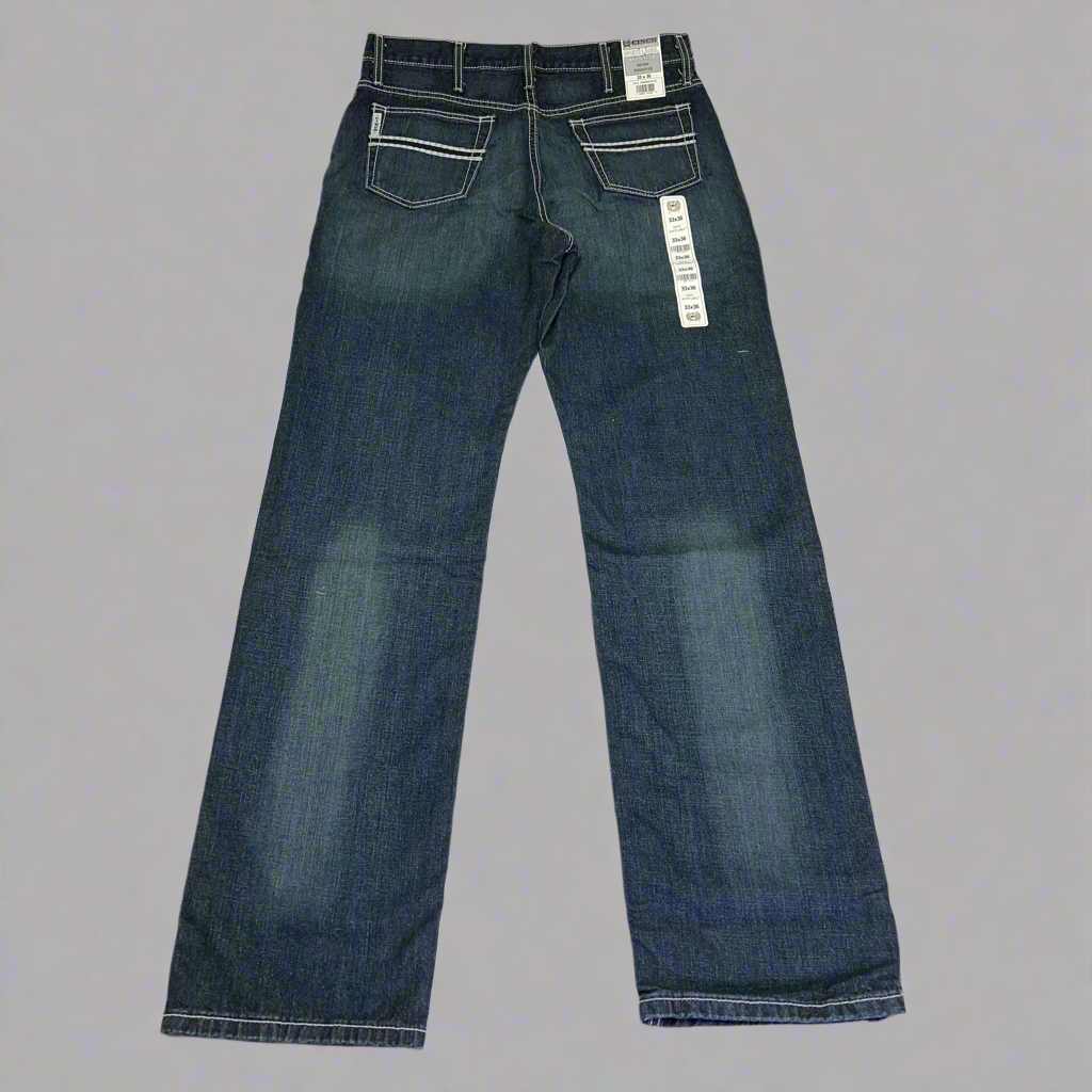 CINCH Relaxed Fit White Label Jeans Men's Sz 38 X 36 Stonewash Indigo MB92834019
