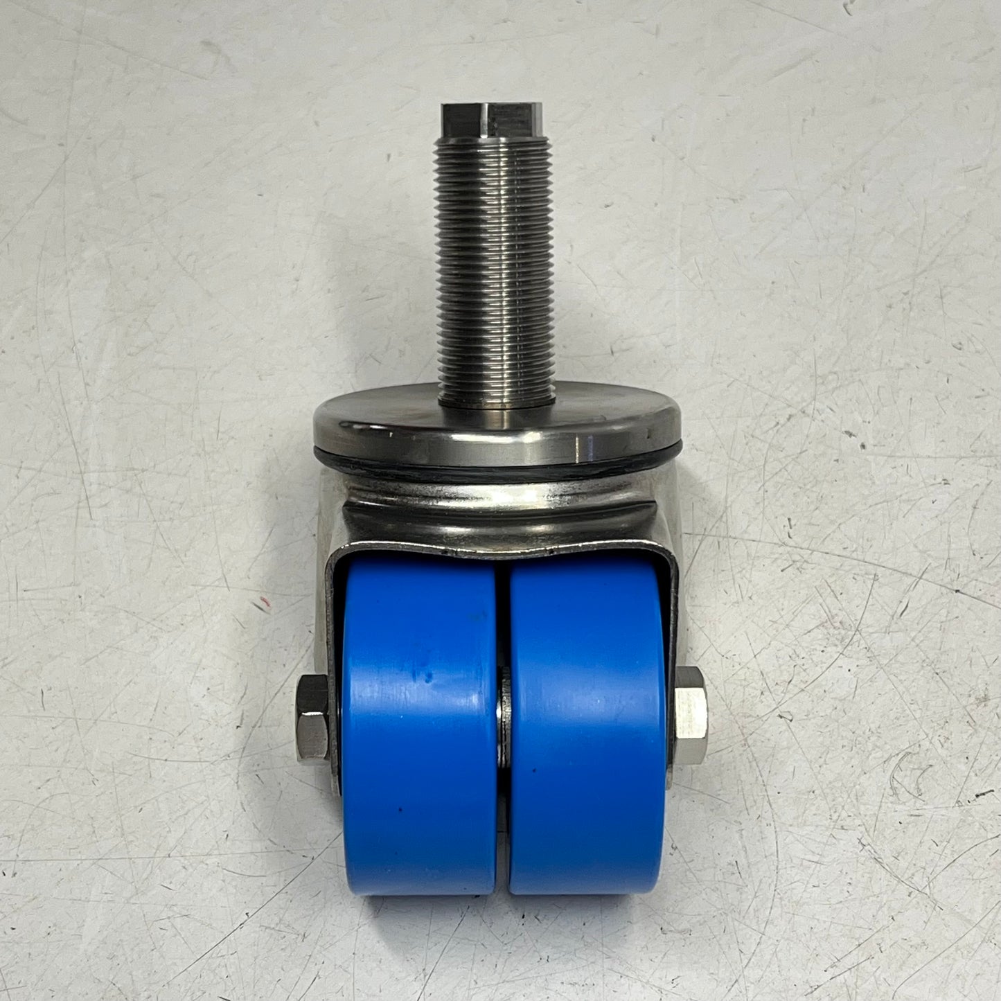 ATLAS CASTERS  Leveling Caster Carbon Steel 1000 Series Blue LC1030CS-HX-PXP