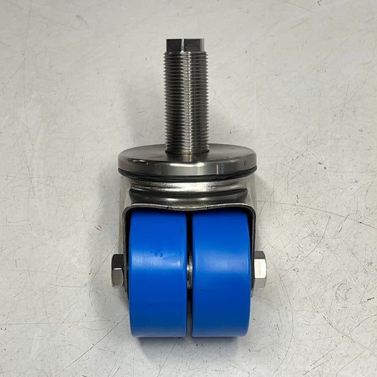 ATLAS CASTERS  Leveling Caster Carbon Steel 1000 Series Blue LC1030CS-HX-PXP