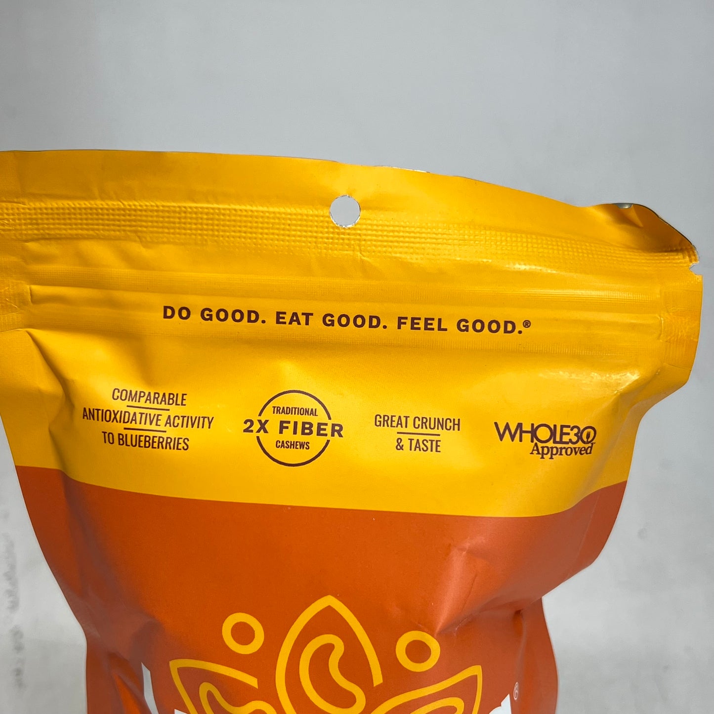KARMA (6 PACK) Golden Turmeric Air Roasted & Wrapped Cashews  7oz BB 05/27