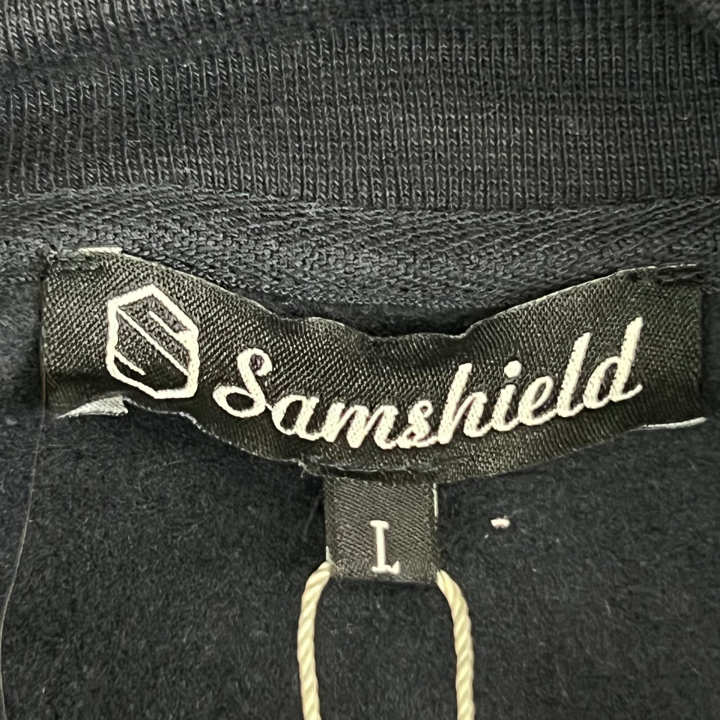 SAMSHIELD Cameron Equestrian Sweatshirt w/ Hood Men's Sz Large Navy Blue