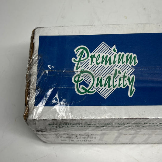 ZA@ TUFF BRAND Food Service Plastic Wrap Roll 18"x2000' Clear 36751 (As-Is)